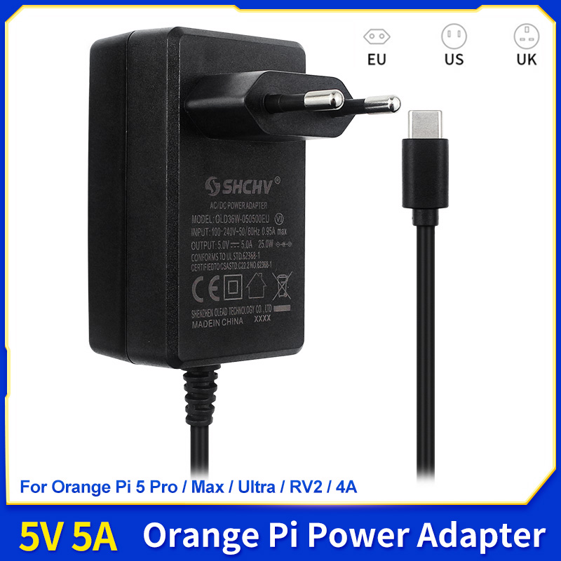 Banana Pi Bpi-M5 - 5V 5A USB Type-C 전원 어댑터
