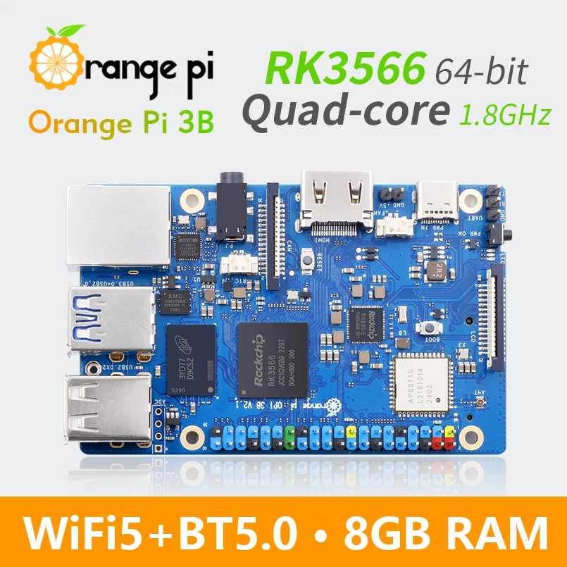 오렌지 파이 3B 8GB 4GB 2GB 램 RK3566 - Khadas Vim4 8Gb 리뷰 및 가격