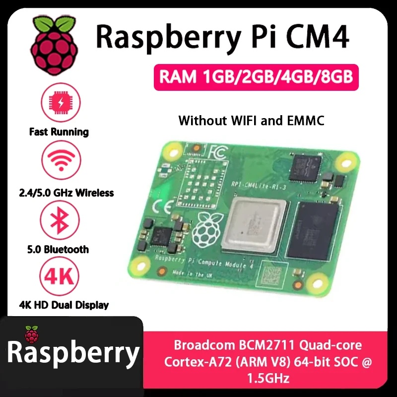 라즈베리 파이 CM4, 1GB/2GB/4GB/8GB R - Raspberry Pi Compute Module 4 8Gb 32Gb 리뷰 및 가격