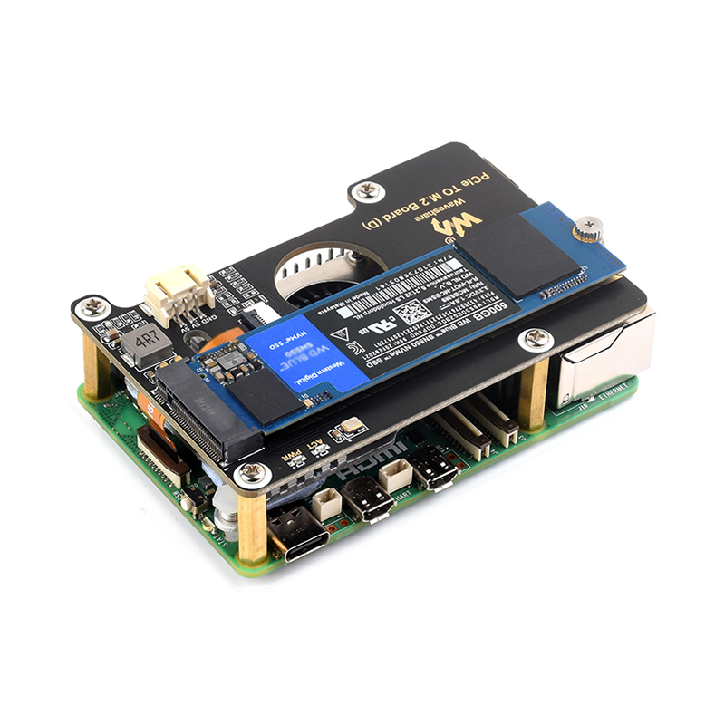 정품 라즈베리 파이 5 PCIe to M.2 NVME  - Raspberry Pi 5 8Gb Kit 리뷰 및 가격